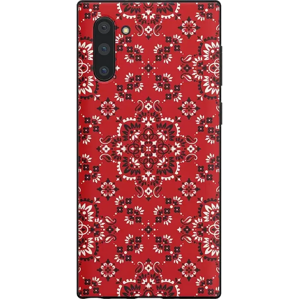 I'm with the Band | Red Bandana Print Samsung Case