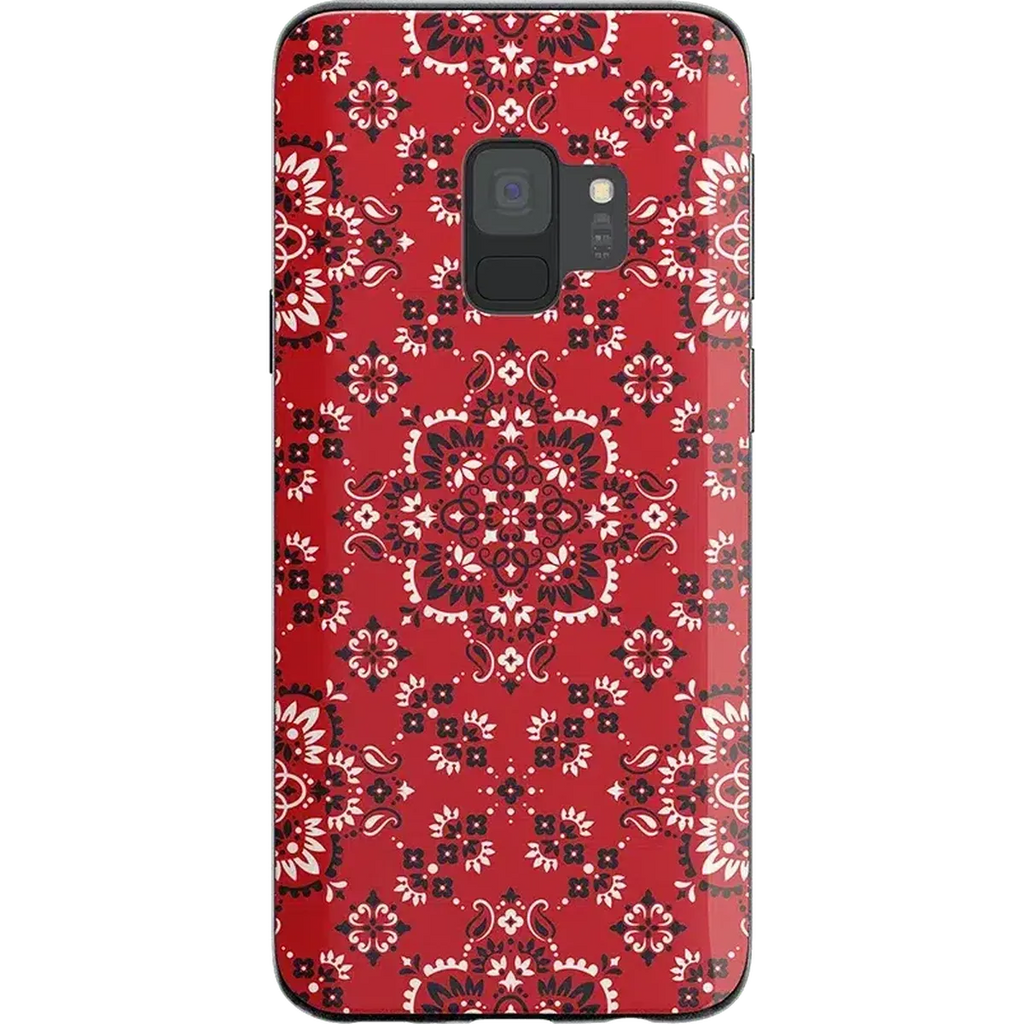 I'm with the Band | Red Bandana Print Samsung Case