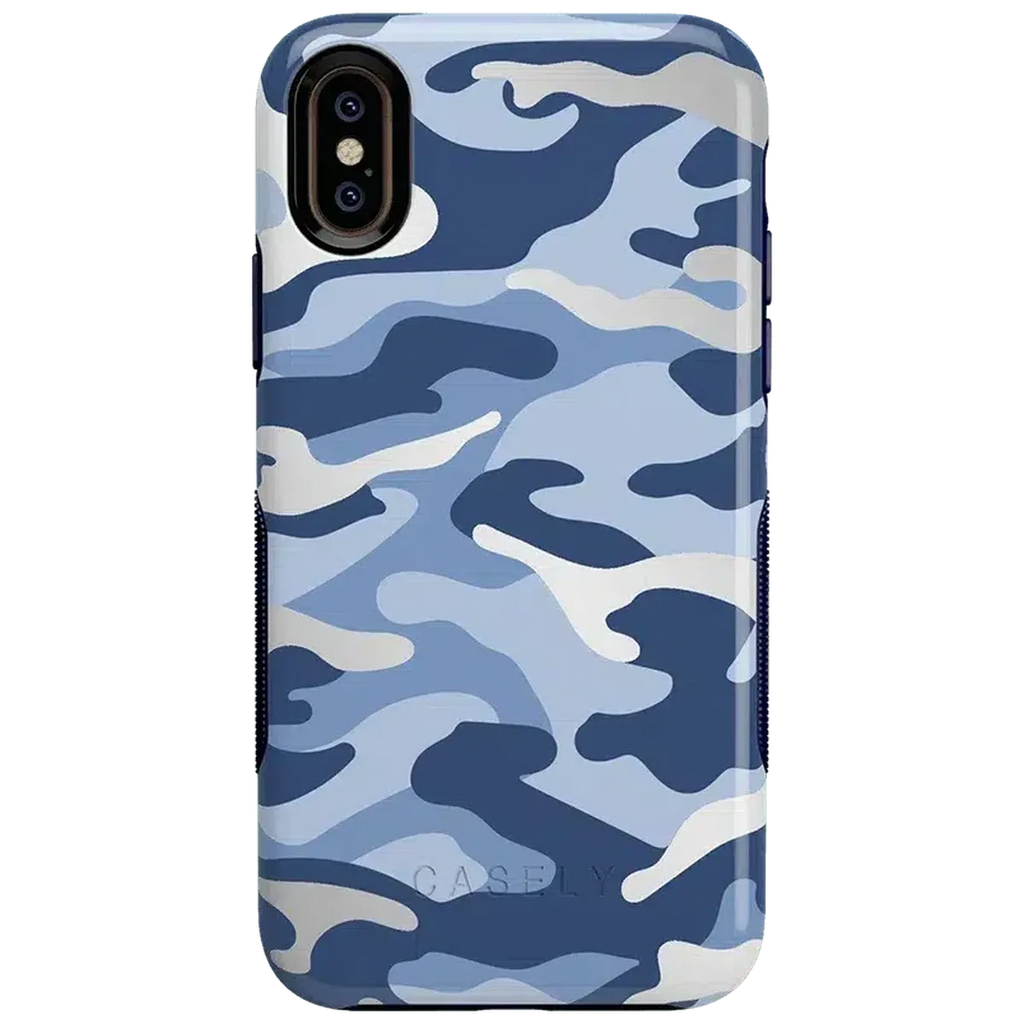 In Formation | Metallic Blue Camo Case