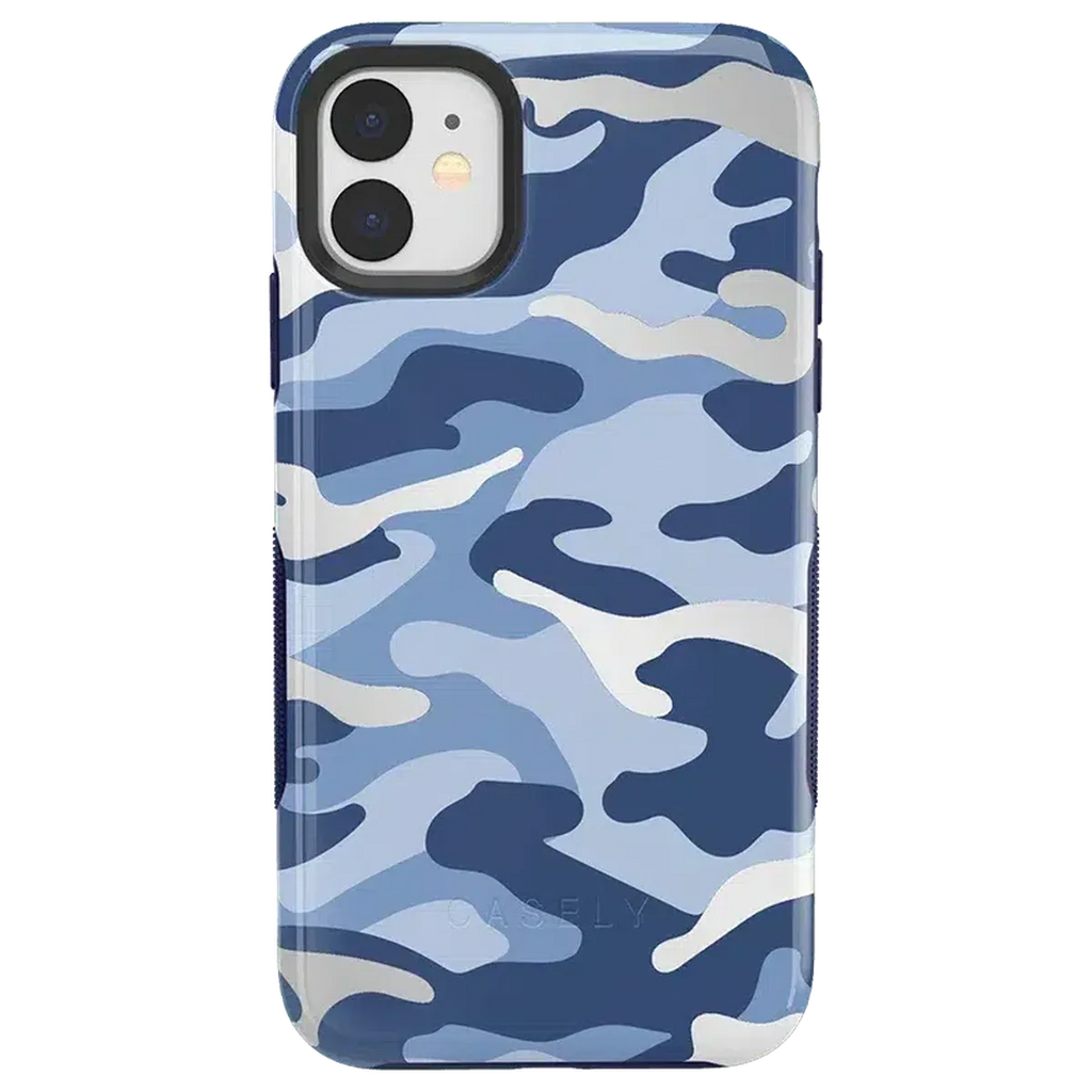 In Formation | Metallic Blue Camo Case