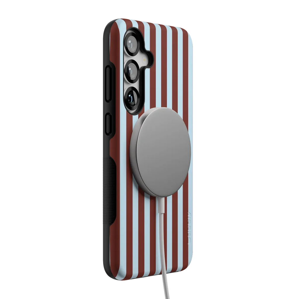 Sunday in Brooklyn | Blue Stripes Case