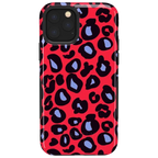 Into the Wild | Red & Blue Leopard Print Case