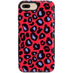 Into the Wild | Red & Blue Leopard Print Case