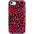 Into the Wild | Red & Blue Leopard Print Case