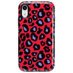Into the Wild | Red & Blue Leopard Print Case
