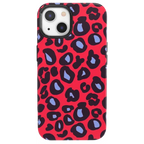 Into the Wild | Red & Blue Leopard Print Case
