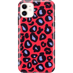 Into the Wild | Red & Blue Leopard Print Case