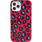 Into the Wild | Red & Blue Leopard Print Case