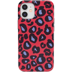 Into the Wild | Red & Blue Leopard Print Case