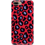 Into the Wild | Red & Blue Leopard Print Case