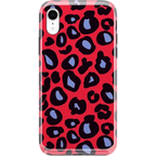 Into the Wild | Red & Blue Leopard Print Case