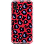 Into the Wild | Red & Blue Leopard Print Case
