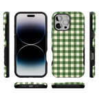 Checked Twice | Green Plaid Case