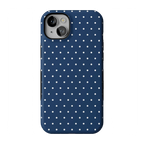 On the Dot | Navy Polka Dot Case