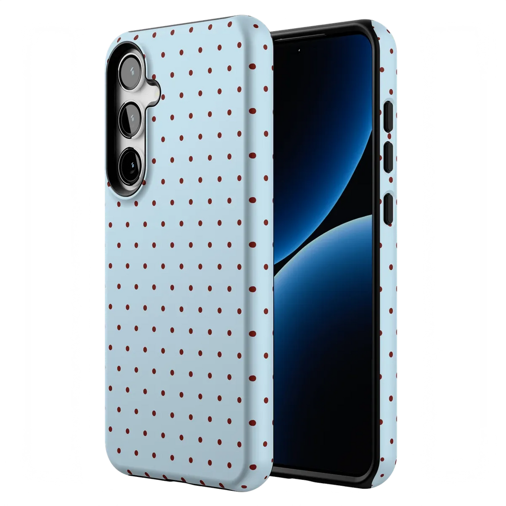 On the Dot | Blue Polka Dot Case