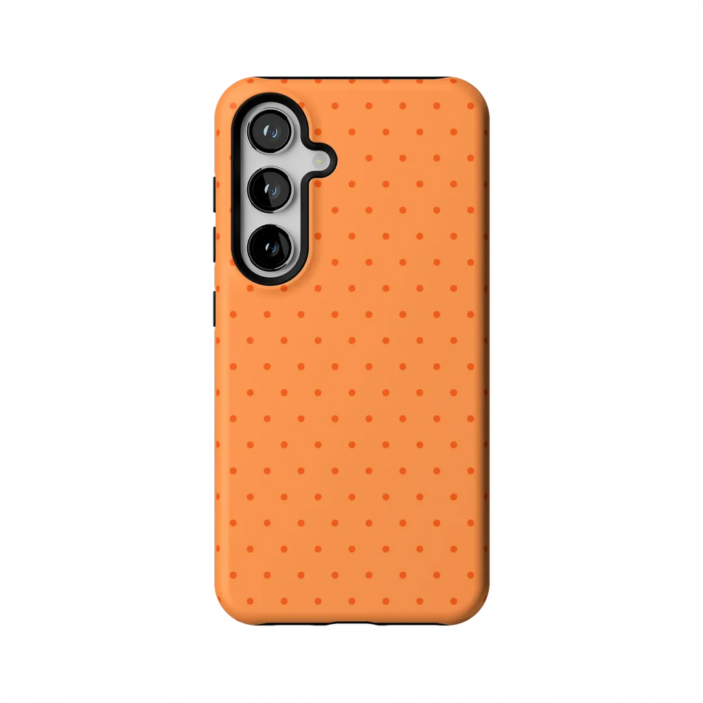 On the Dot | Orange Polka Dot Case