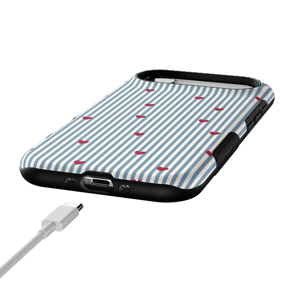 Love Lines | Blue Stripes Case
