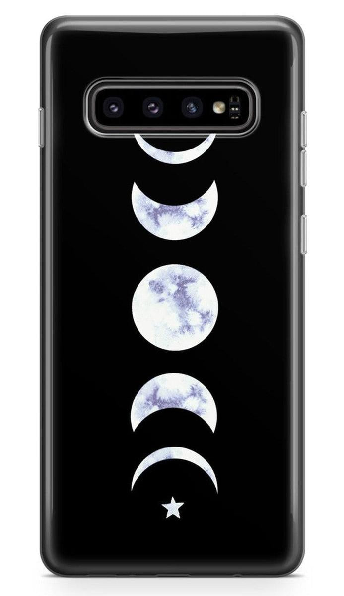 It's Just a Phase | Marble Moon Samsung Case