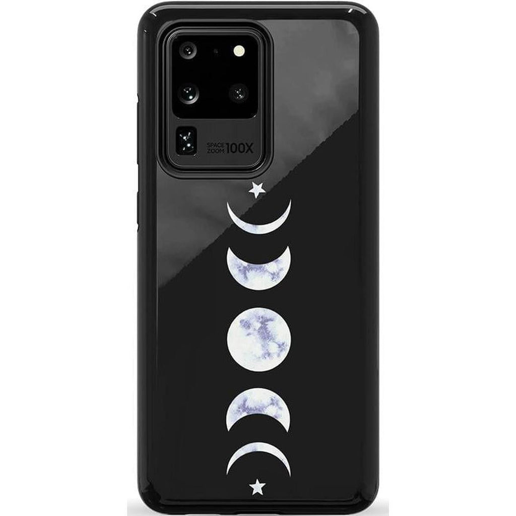 It's Just a Phase | Marble Moon Samsung Case
