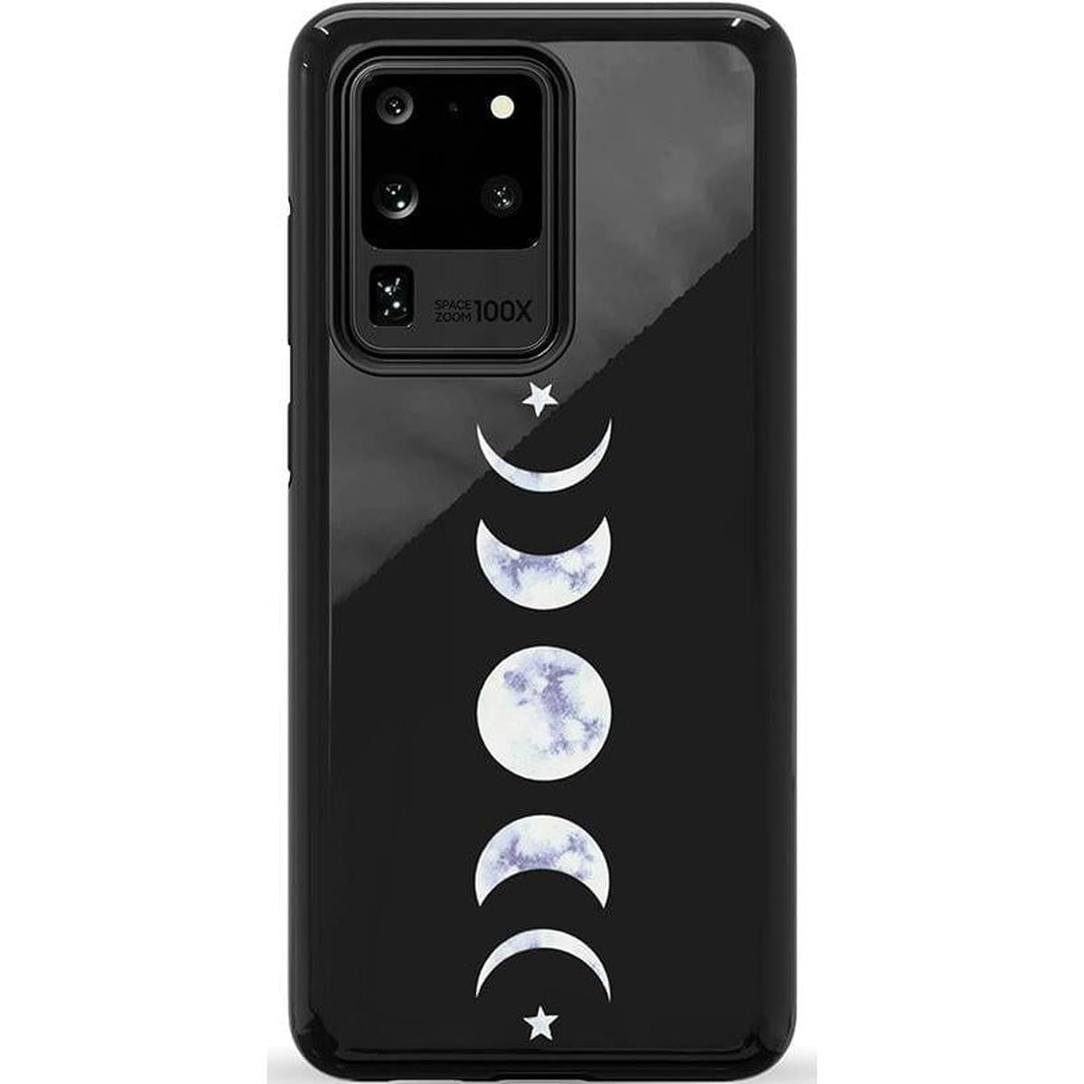 It's Just a Phase | Marble Moon Samsung Case