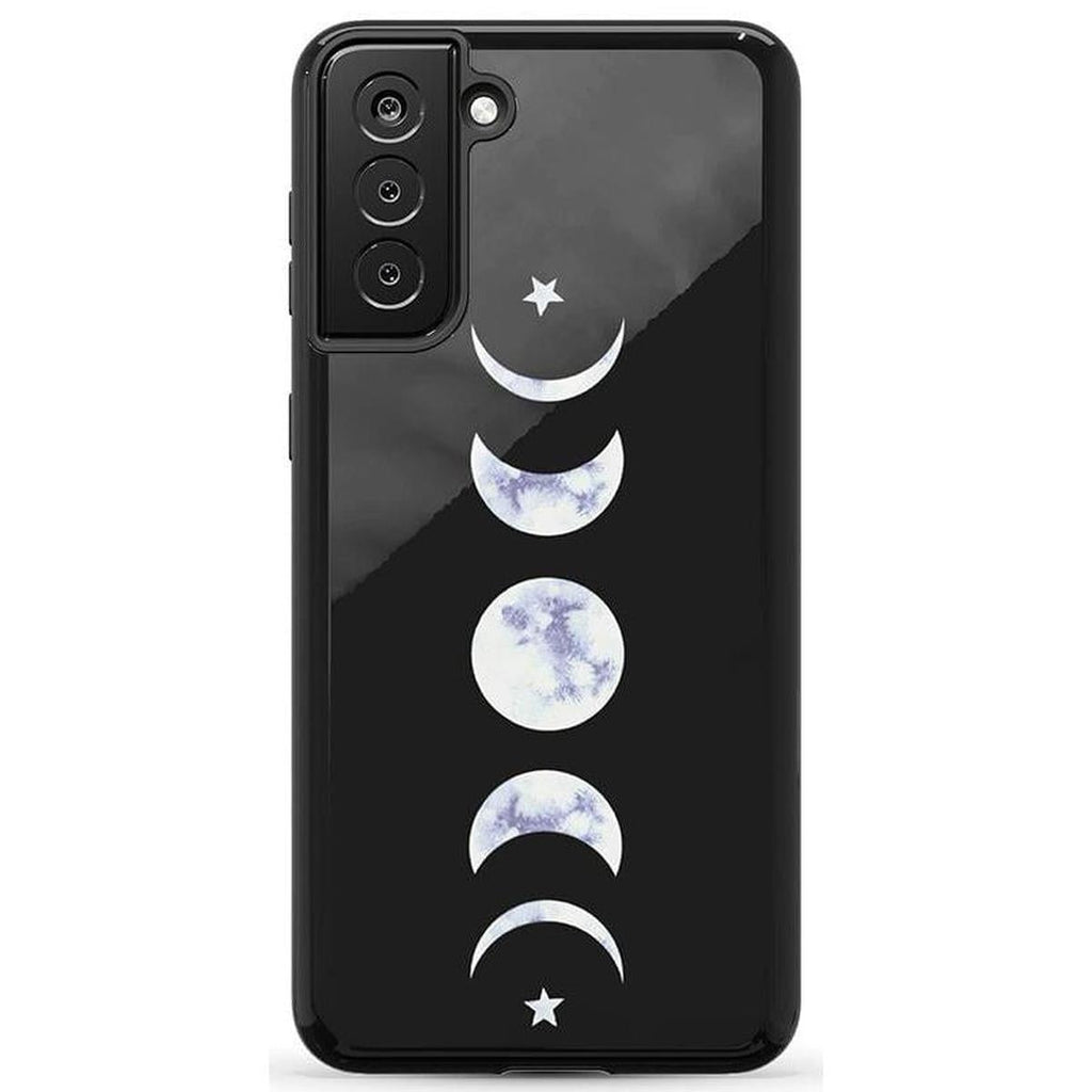 It's Just a Phase | Marble Moon Samsung Case