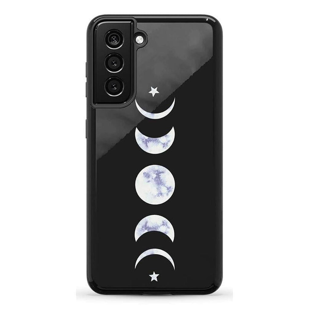 It's Just a Phase | Marble Moon Samsung Case