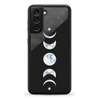 It's Just a Phase | Marble Moon Samsung Case