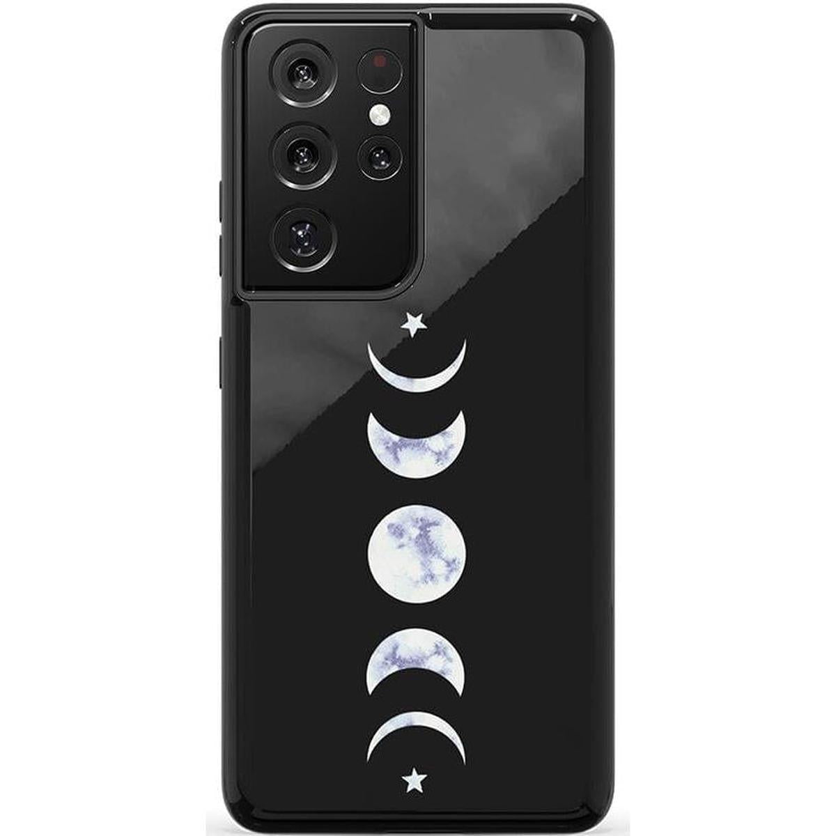 It's Just a Phase | Marble Moon Samsung Case