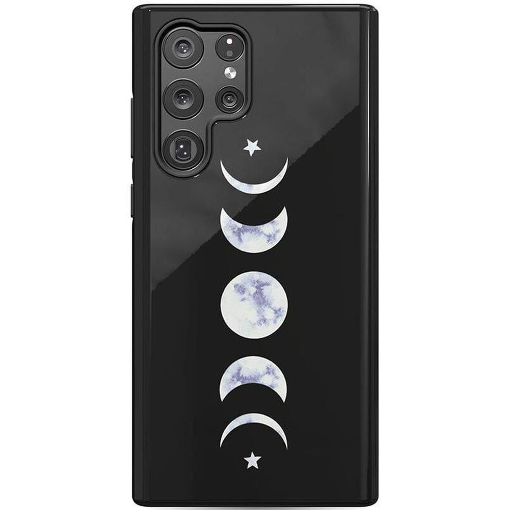 It's Just a Phase | Marble Moon Samsung Case