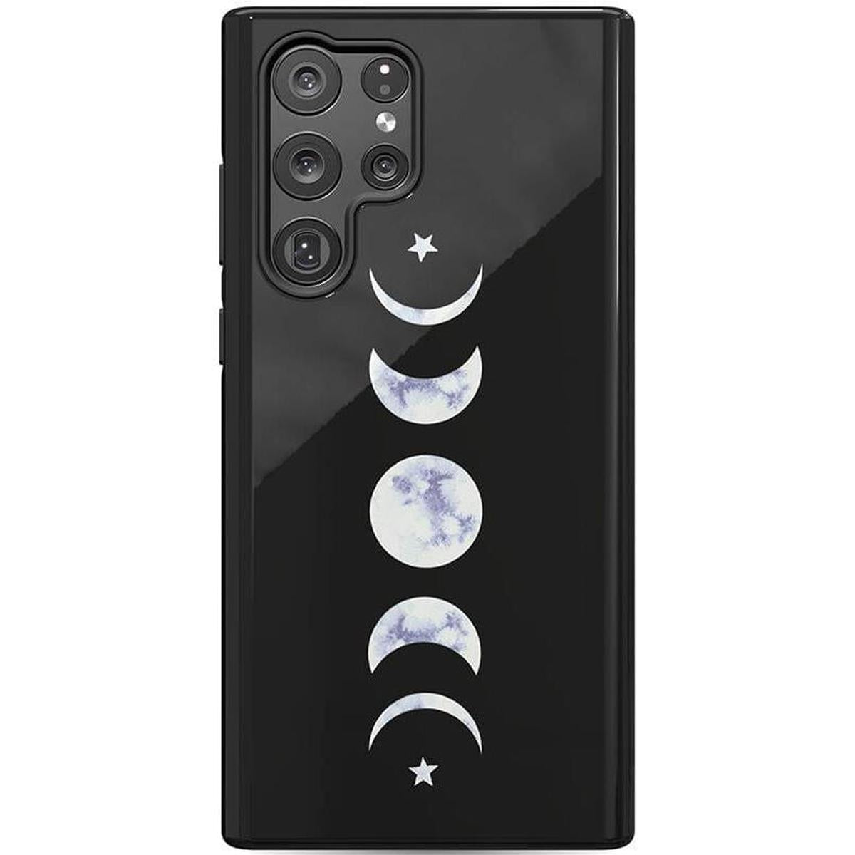 It's Just a Phase | Marble Moon Samsung Case