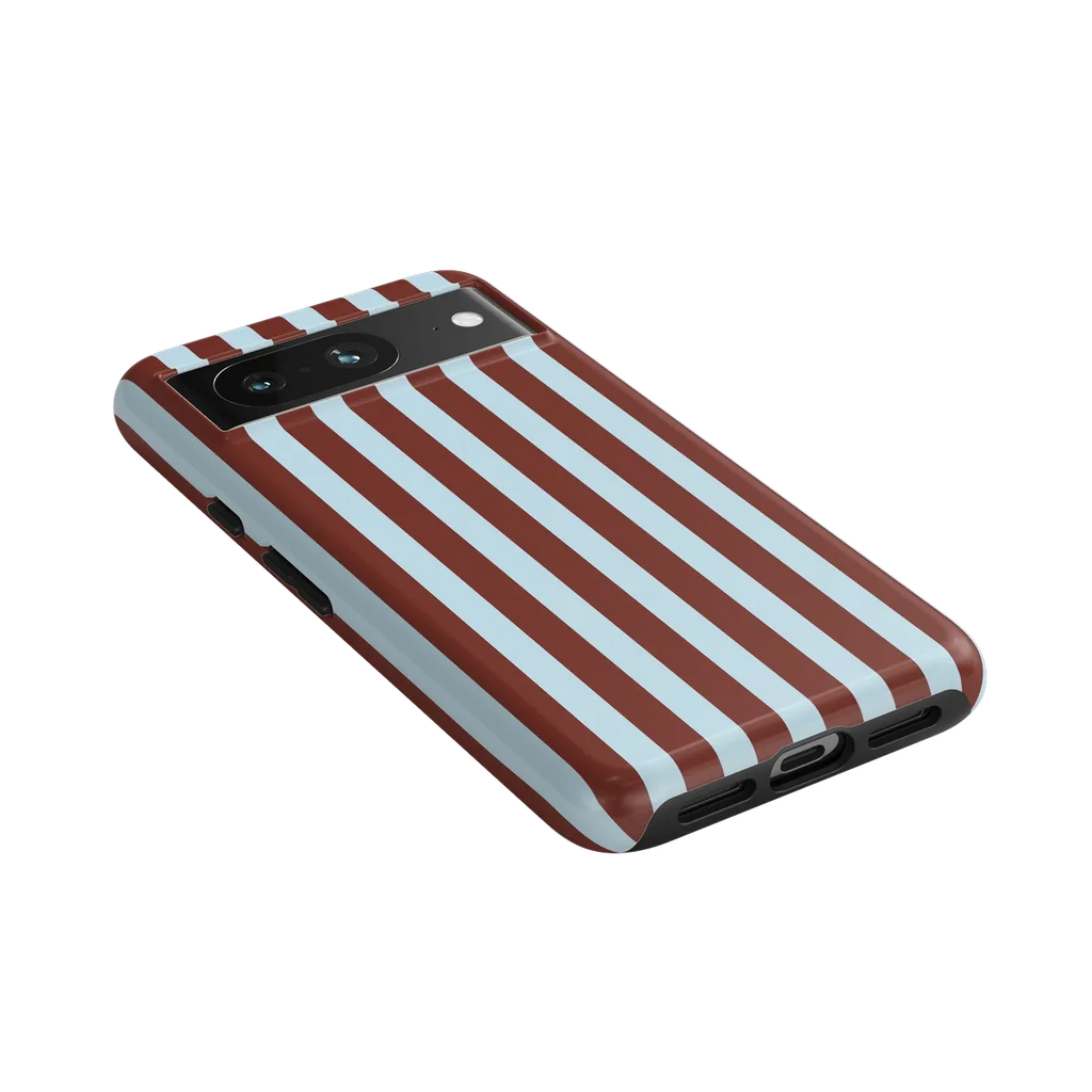 Sunday in Brooklyn | Blue Stripes Case