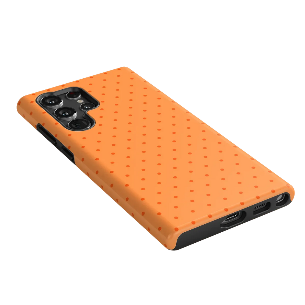 On the Dot | Orange Polka Dot Case