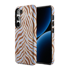 Untamed | Brown & Blue Zebra Case