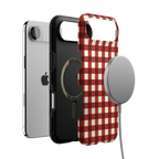 Checked Twice | Red Plaid Case
