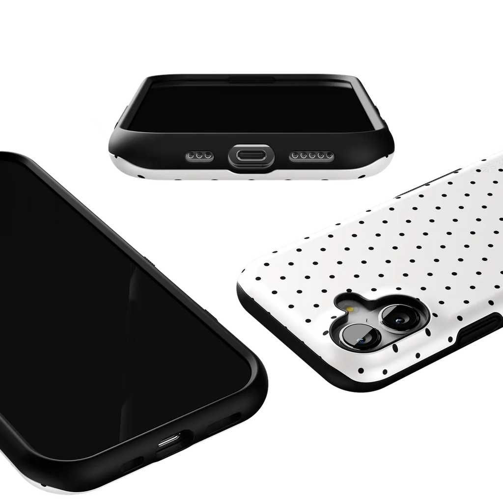 On the Dot | Black Polka Dot Case