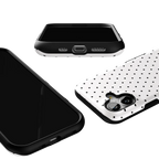 On the Dot | Black Polka Dot Case