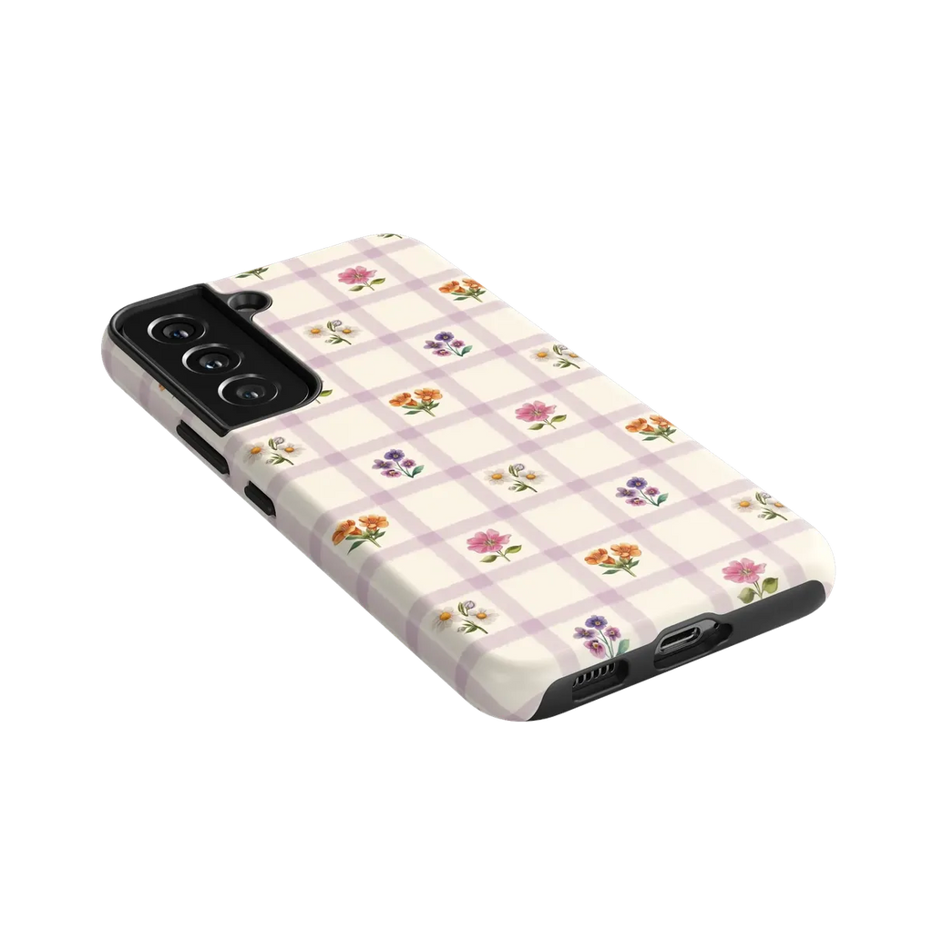 Meadow Check | Floral Gingham Case
