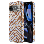 Untamed | Brown & Blue Zebra Case