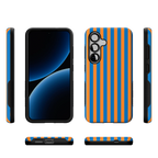 Go New York | Blue & Orange Stripes Case