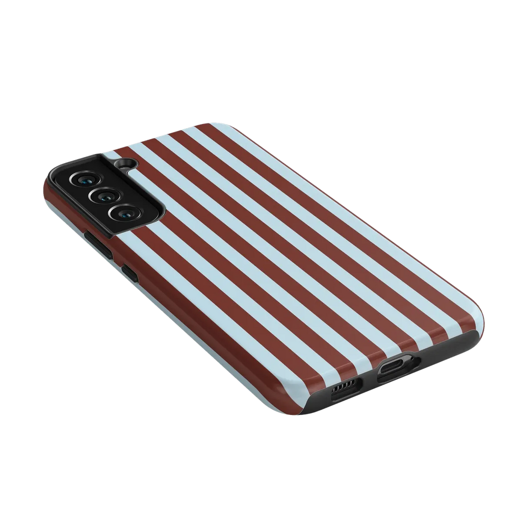 Sunday in Brooklyn | Blue Stripes Case