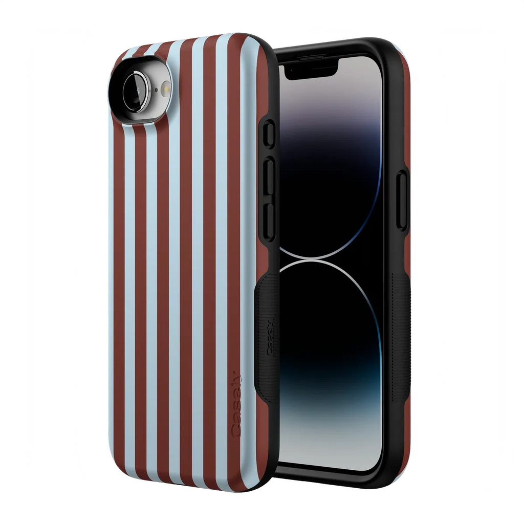 Sunday in Brooklyn | Blue Stripes Case