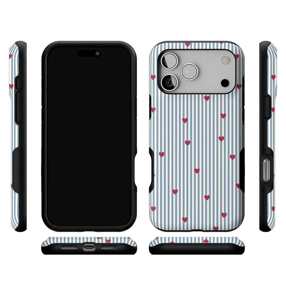 Love Lines | Blue Stripes Case