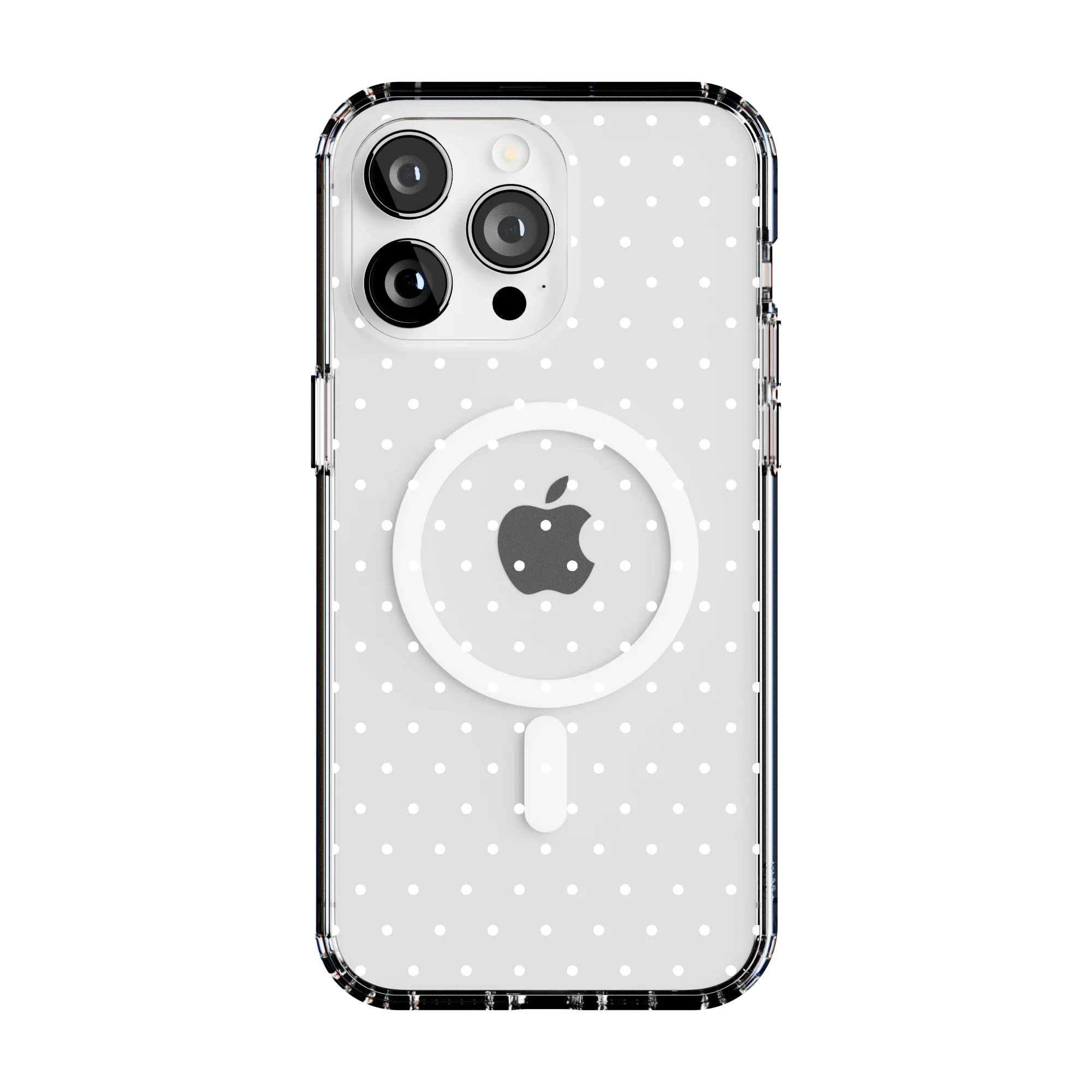 On the Dot | White Polka Dot Case