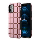 Uptown Gridlock | Pink Checkerboard Case
