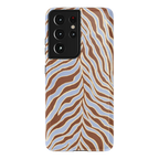 Untamed | Brown & Blue Zebra Case