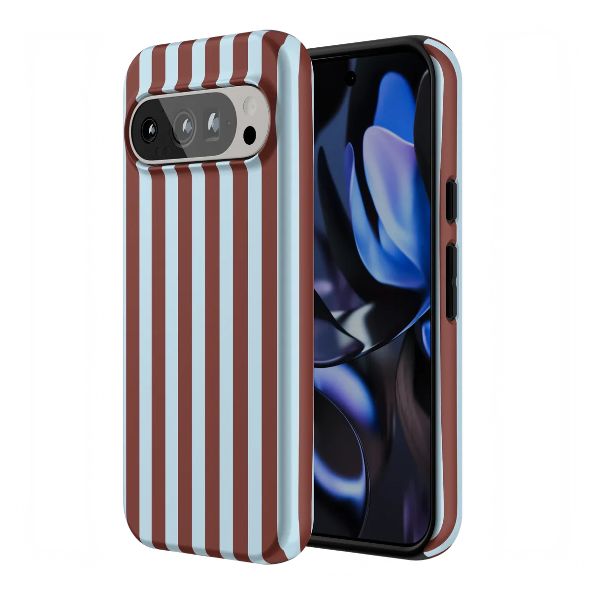 Sunday in Brooklyn | Blue Stripes Case