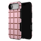 Uptown Gridlock | Pink Checkerboard Case