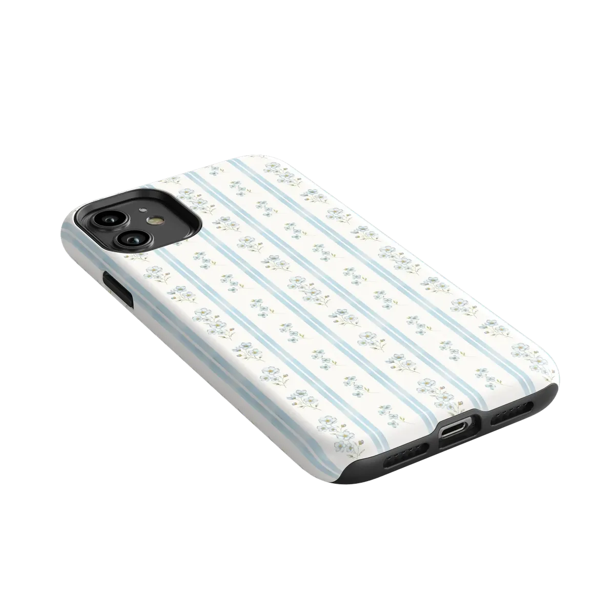 Cottage Stripe | Blue Floral Case