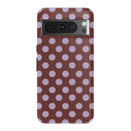 Spotted in SoHo | Burgundy Polka Dot Case