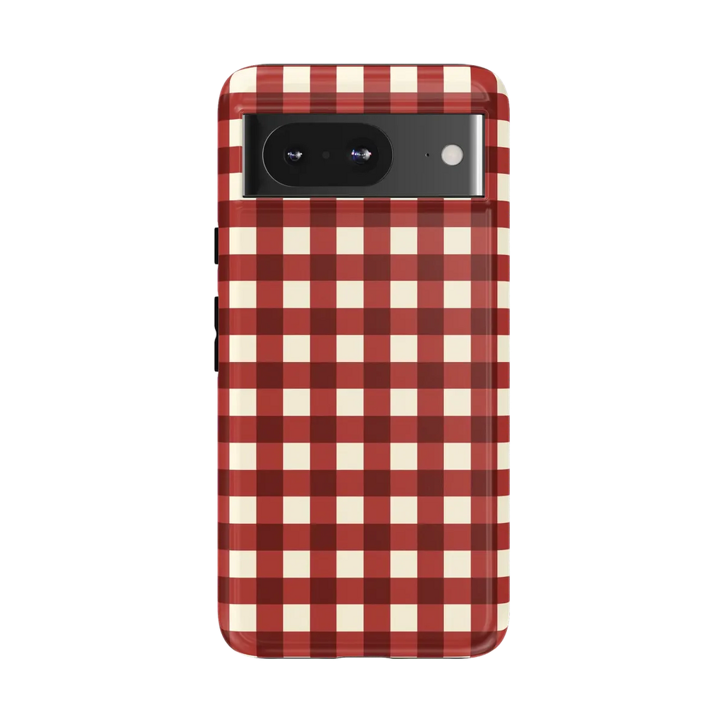 Checked Twice | Red Plaid Case
